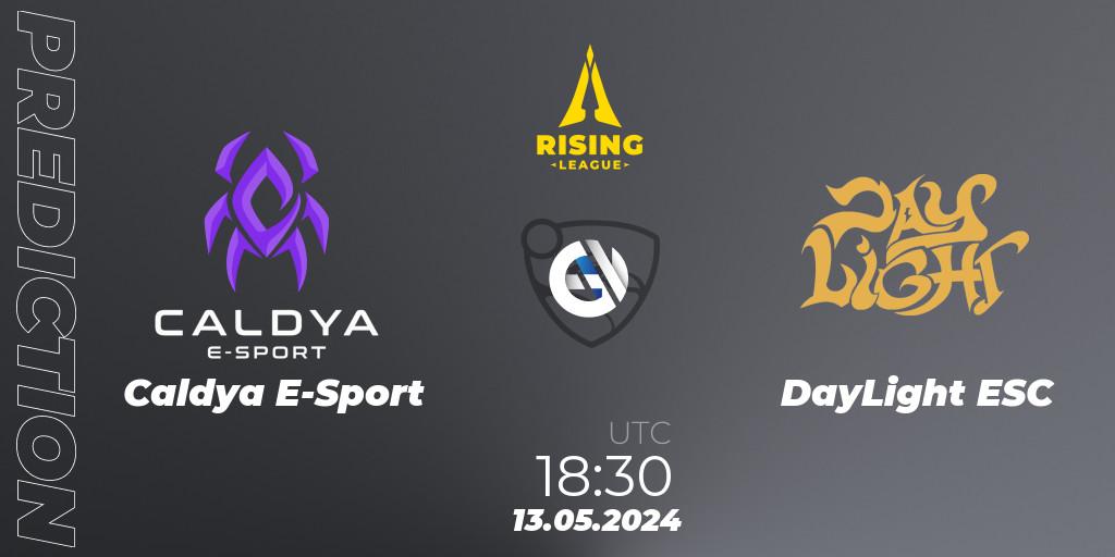 Pronósticos Caldya E-Sport - DayLight ESC. 13.05.2024 at 18:25. Rising League 2024 — Split 1 — Main Event - Rocket League