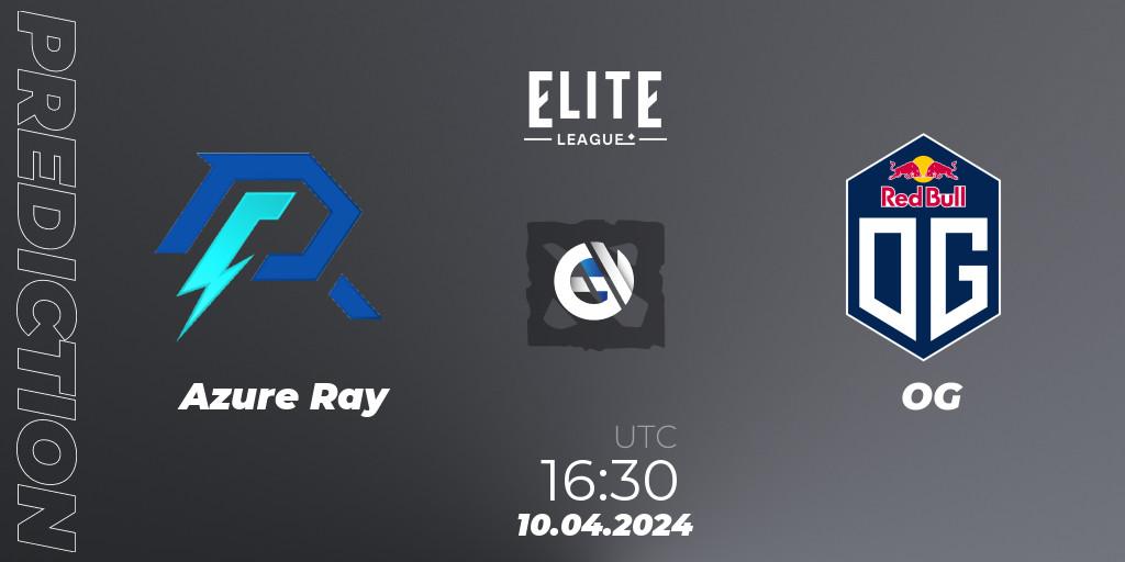 Pronósticos Azure Ray - OG. 10.04.24. Elite League: Round-Robin Stage - Dota 2