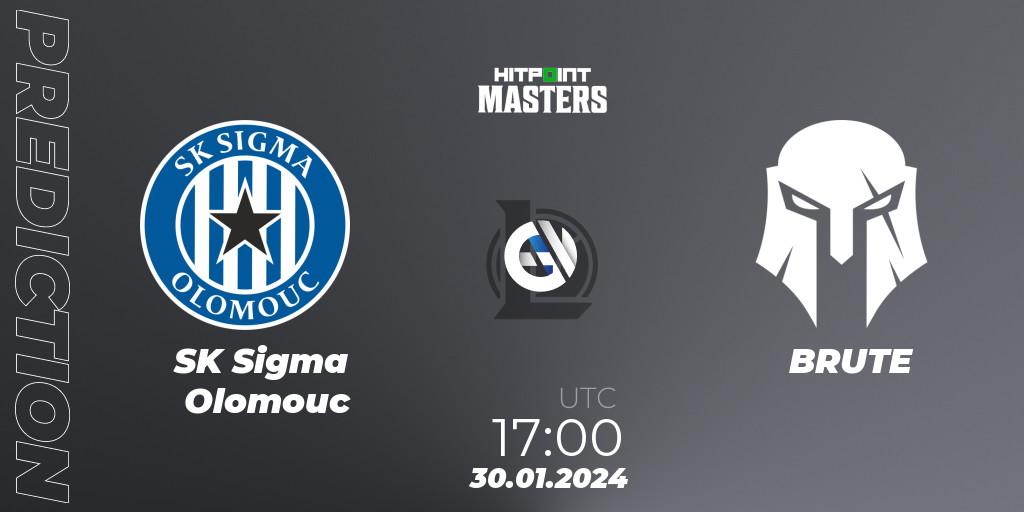 Pronósticos SK Sigma Olomouc - BRUTE. 30.01.2024 at 17:00. Hitpoint Masters Spring 2024 - LoL