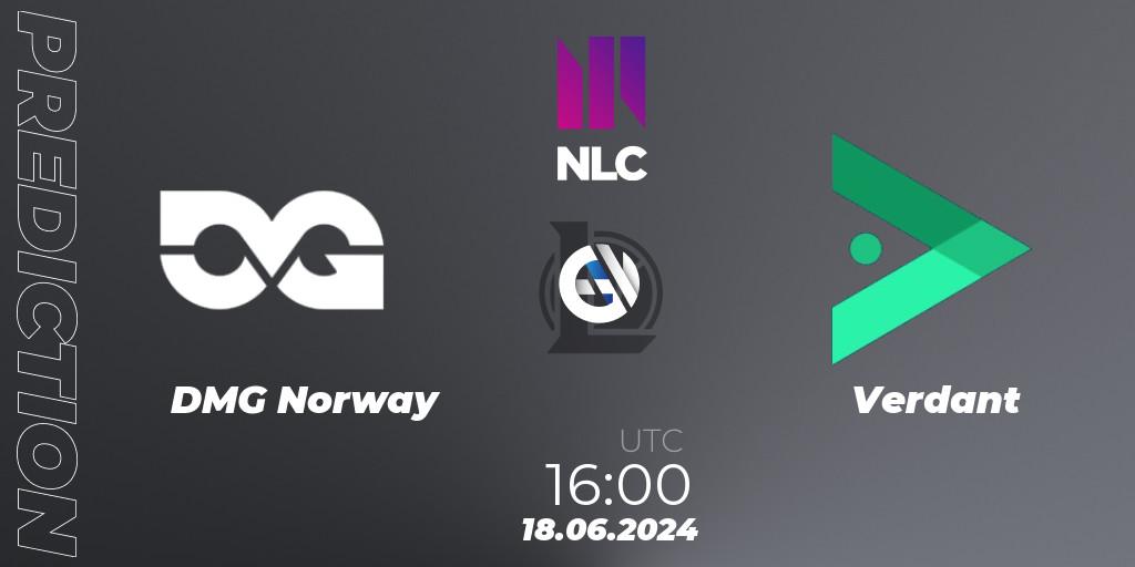 Pronósticos DMG Norway - Verdant. 18.06.2024 at 16:00. NLC 1st Division Summer 2024 - LoL