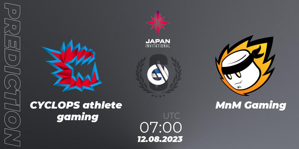 Pronósticos CYCLOPS athlete gaming - MnM Gaming. 12.08.23. Japan Invitational - 2023 - Rainbow Six