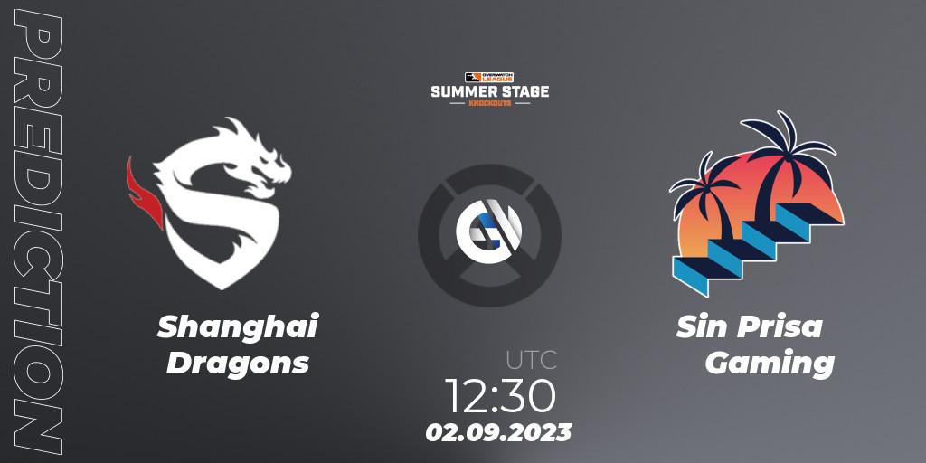 Pronósticos Shanghai Dragons - Sin Prisa Gaming. 02.09.23. Overwatch League 2023 - Summer Stage Knockouts - Overwatch