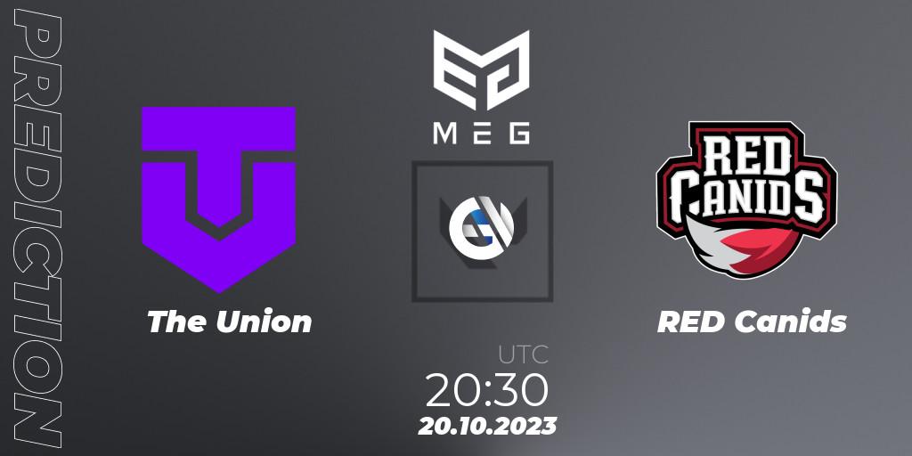 Pronósticos The Union - RED Canids. 20.10.23. Multiplatform Esports Game 2023 - VALORANT
