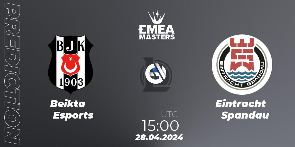 Pronósticos Beşiktaş Esports - Eintracht Spandau. 28.04.24. EMEA Masters Spring 2024 - Playoffs - LoL