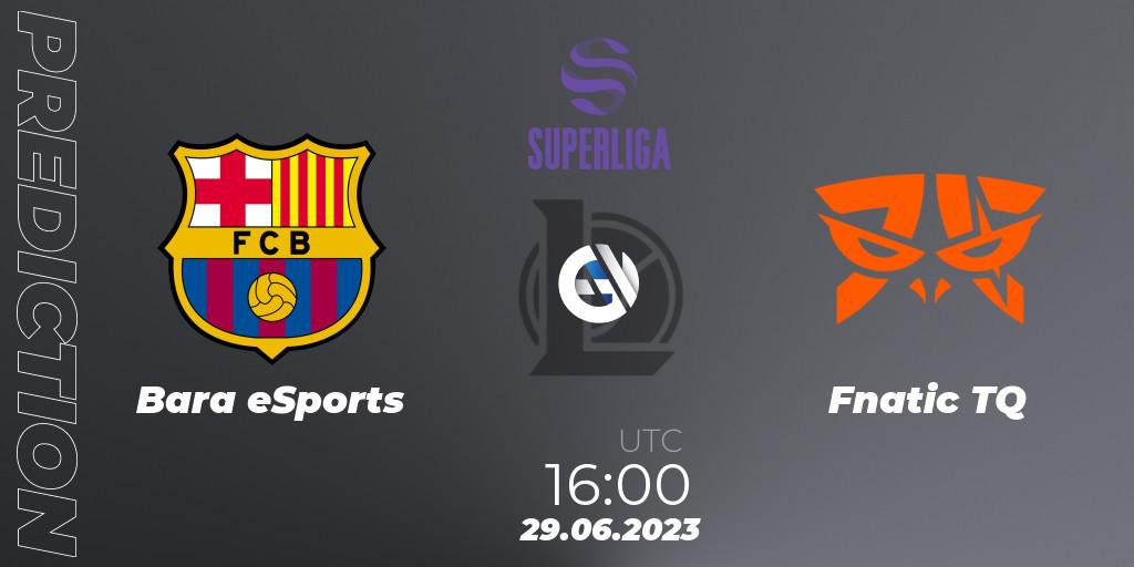 Pronósticos Barça eSports - Fnatic TQ. 04.07.23. Superliga Summer 2023 - Group Stage - LoL