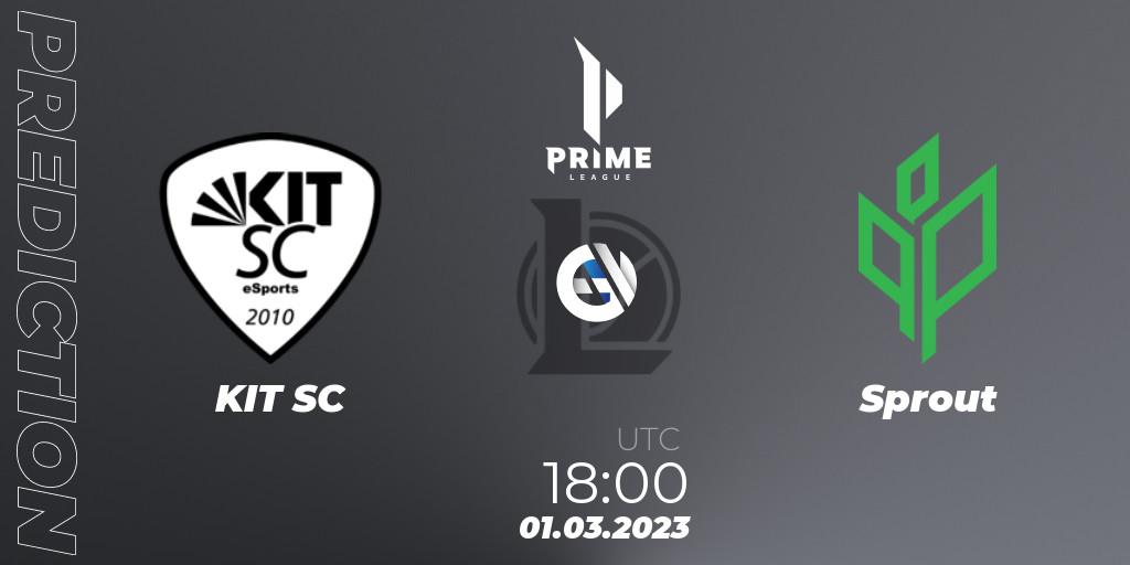 Pronósticos KIT SC - Sprout. 01.03.2023 at 18:00. Prime League 2nd Division Spring 2023 - Group Stage - LoL