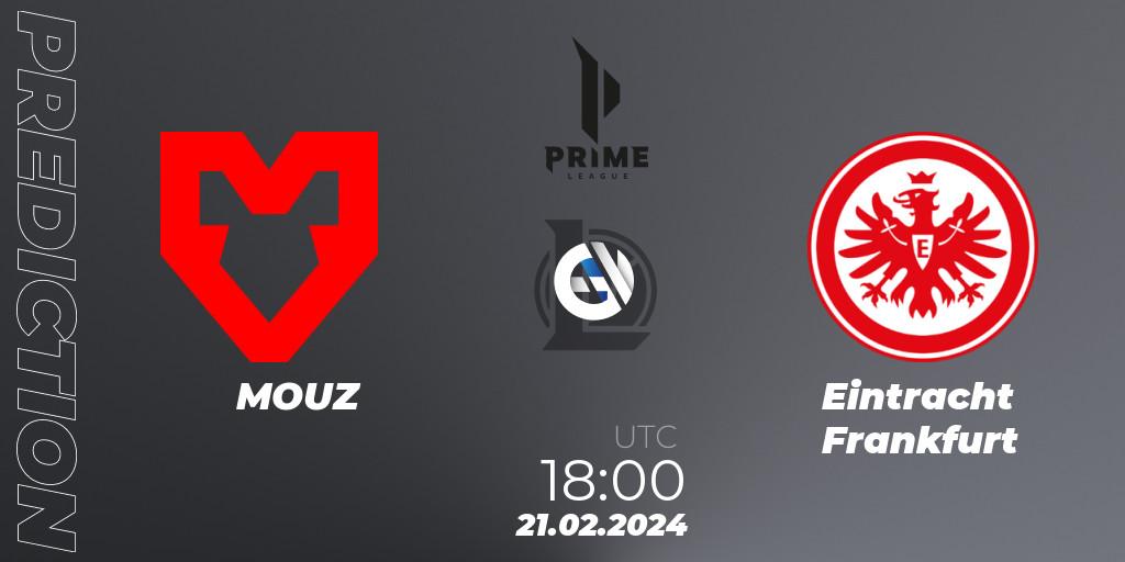 Pronósticos MOUZ - Eintracht Frankfurt. 18.01.24. Prime League Spring 2024 - Group Stage - LoL