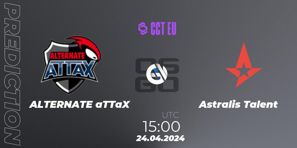 Pronósticos ALTERNATE aTTaX - Astralis Talent. 24.04.24. CCT Season 2 Europe Series 2 Closed Qualifier - CS2 (CS:GO)