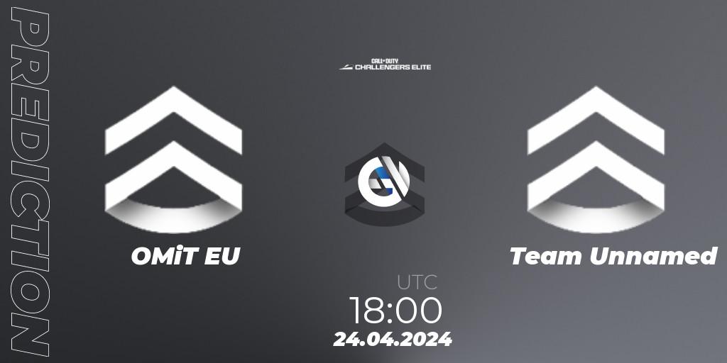 Pronósticos OMiT EU - Team Unnamed. 24.04.2024 at 18:00. Call of Duty Challengers 2024 - Elite 2: EU - Call of Duty