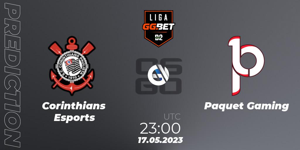 Pronósticos Corinthians Esports - Paquetá Gaming. 17.05.2023 at 23:00. Dust2 Brasil Liga Season 1 - Counter-Strike (CS2)