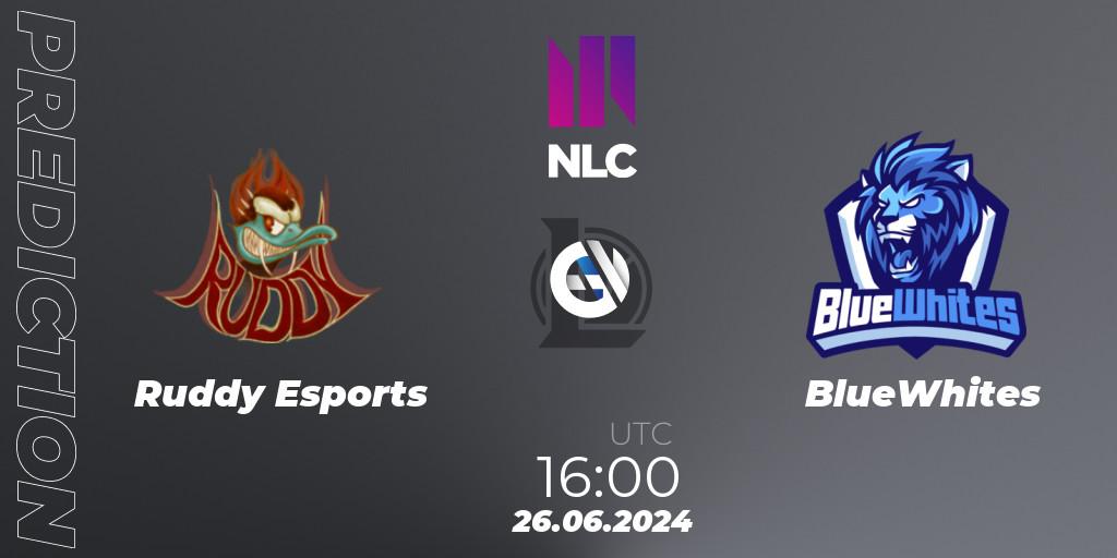 Pronósticos Ruddy Esports - BlueWhites. 26.06.2024 at 16:00. NLC 1st Division Summer 2024 - LoL