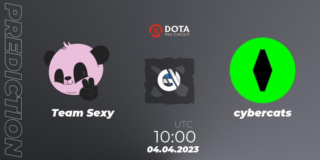 Pronósticos Team Sexy - cybercats. 04.04.2023 at 10:01. DPC 2023 Tour 2: EEU Division II (Lower) - Dota 2