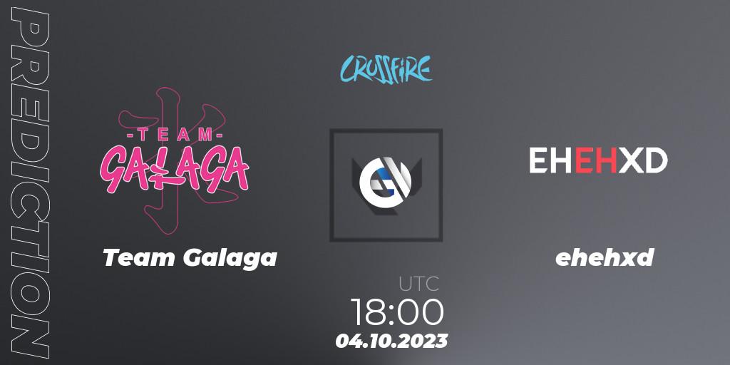 Pronósticos Team Galaga - ehehxd. 04.10.2023 at 18:00. LVP - Crossfire Cup 2023: Contenders #1 - VALORANT