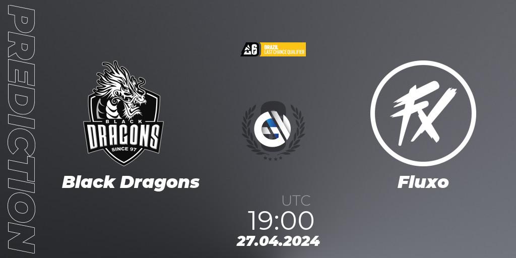 Pronósticos Black Dragons - Fluxo. 27.04.24. Brazil League 2024 - Stage 1: Last Chance Qualifier - Rainbow Six