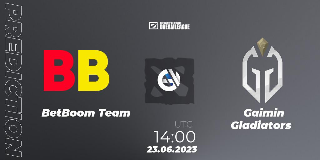Pronósticos BetBoom Team - Gaimin Gladiators. 23.06.23. DreamLeague Season 20 - Group Stage 2 - Dota 2