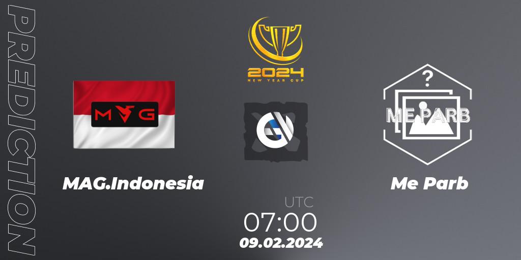 Pronósticos MAG.Indonesia - Me Parb. 09.02.2024 at 08:18. New Year Cup 2024 - Dota 2