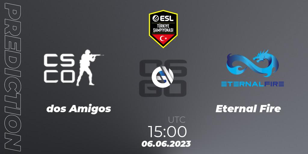 Pronósticos dos Amigos - Eternal Fire. 06.06.2023 at 15:00. ESL Turkey Championship Season 12 - Counter-Strike (CS2)