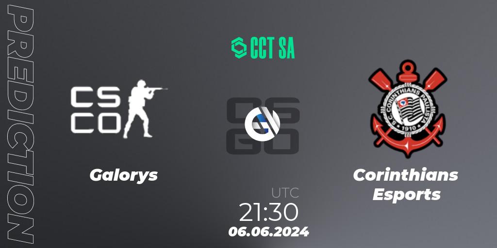 Pronósticos Galorys - Corinthians Esports. 06.06.2024 at 21:00. CCT Season 2 South America Series 1 - Counter-Strike (CS2)