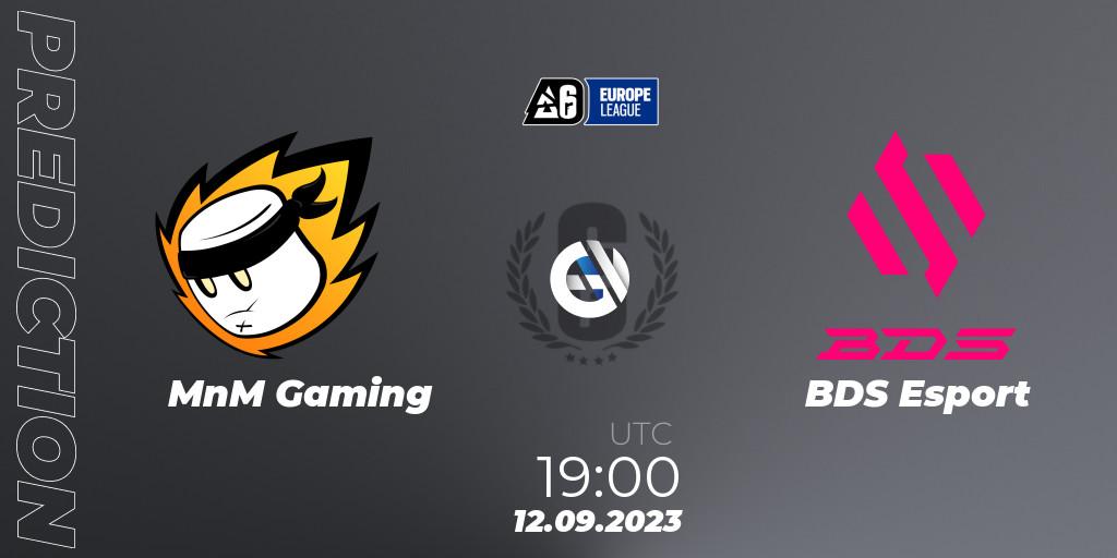 Pronósticos MnM Gaming - BDS Esport. 12.09.23. Europe League 2023 - Stage 2 - Rainbow Six