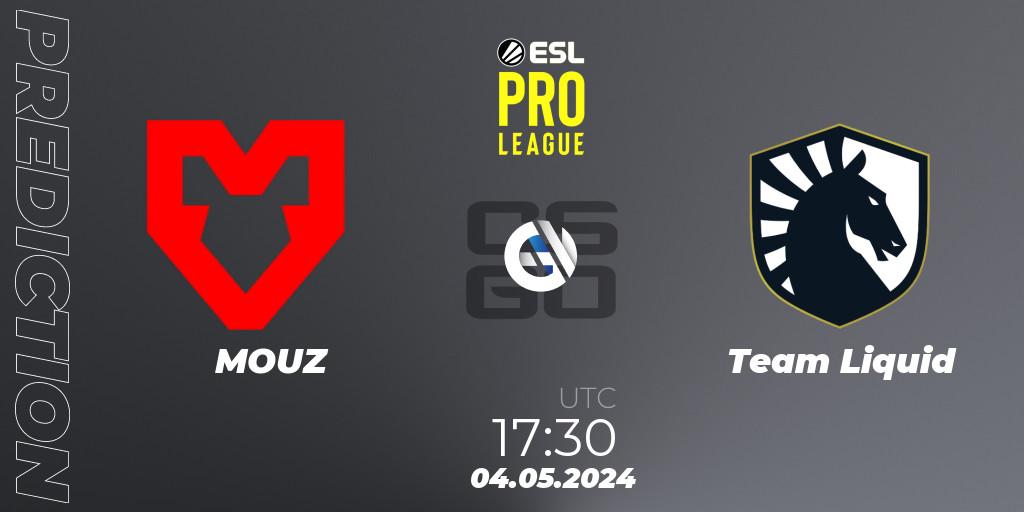 Pronósticos MOUZ - Team Liquid. 04.05.2024 at 17:30. ESL Pro League Season 19 - Counter-Strike (CS2)