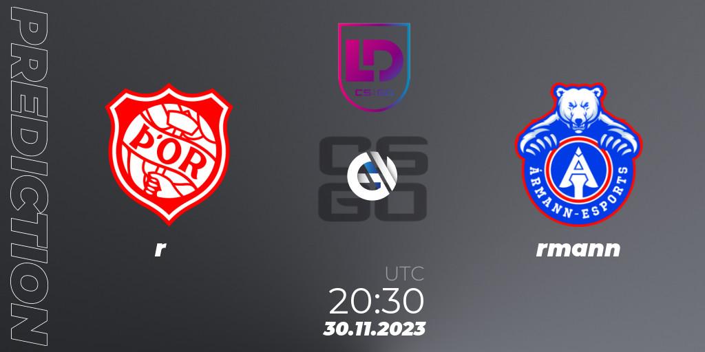 Pronósticos Þór - Ármann. 30.11.23. Icelandic Esports League Season 8: Regular Season - CS2 (CS:GO)