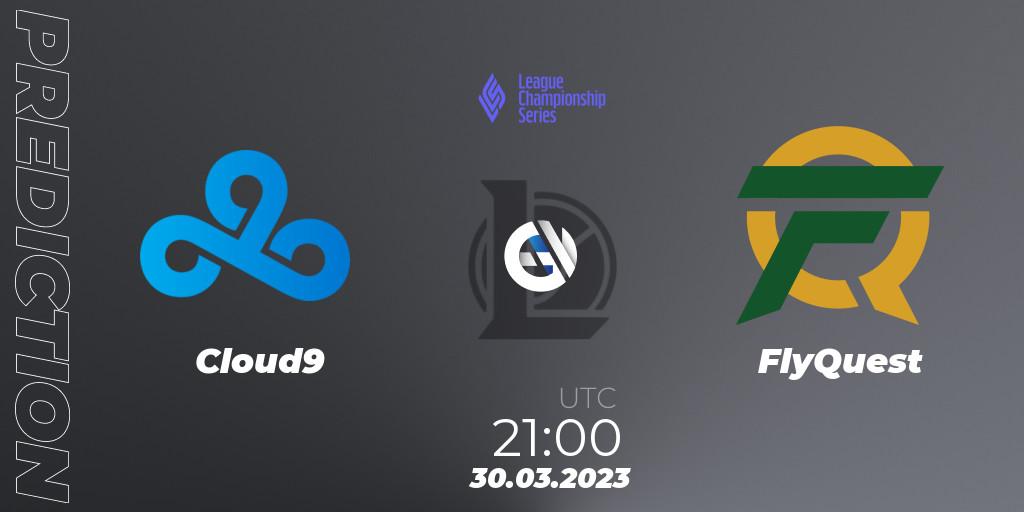Pronósticos Cloud9 - FlyQuest. 30.03.2023 at 21:00. LCS Spring 2023 - Playoffs - LoL