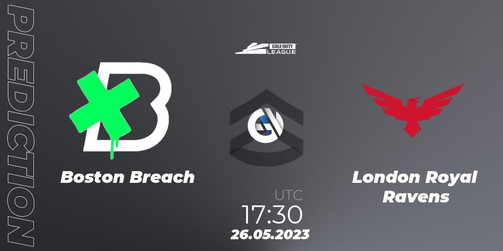 Pronósticos Boston Breach - London Royal Ravens. 26.05.2023 at 17:30. Call of Duty League 2023: Stage 5 Major - Call of Duty