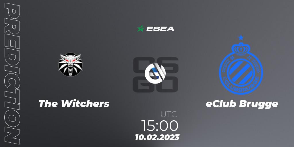 Pronósticos The Witchers - eClub Brugge. 10.02.23. ESEA Season 44: Advanced Division - Europe - CS2 (CS:GO)