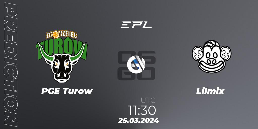 Pronósticos PGE Turow - Lilmix. 25.03.24. European Pro League Season 16: Division 2 - CS2 (CS:GO)