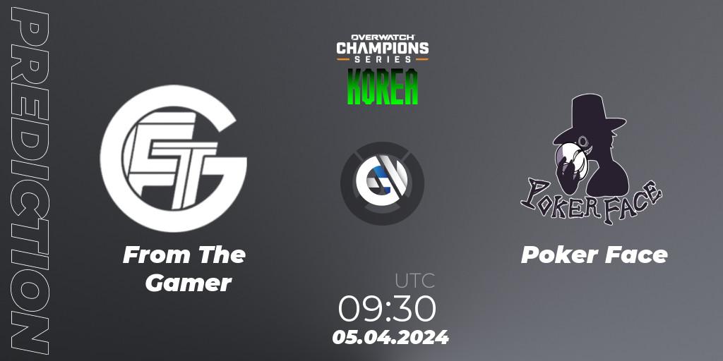 Pronósticos From The Gamer - Poker Face. 05.04.24. Overwatch Champions Series 2024 - Stage 1 Korea - Overwatch
