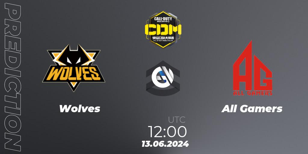 Pronósticos Wolves - All Gamers. 05.07.2024 at 11:53. China Masters 2024 S8: Regular Season - Call of Duty
