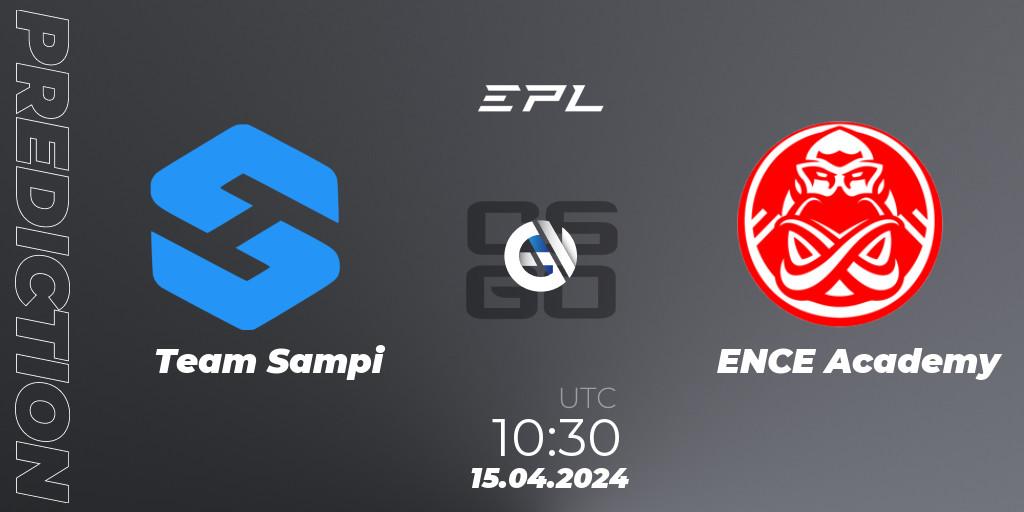 Pronósticos Team Sampi - ENCE Academy. 15.04.24. European Pro League Season 15 - CS2 (CS:GO)