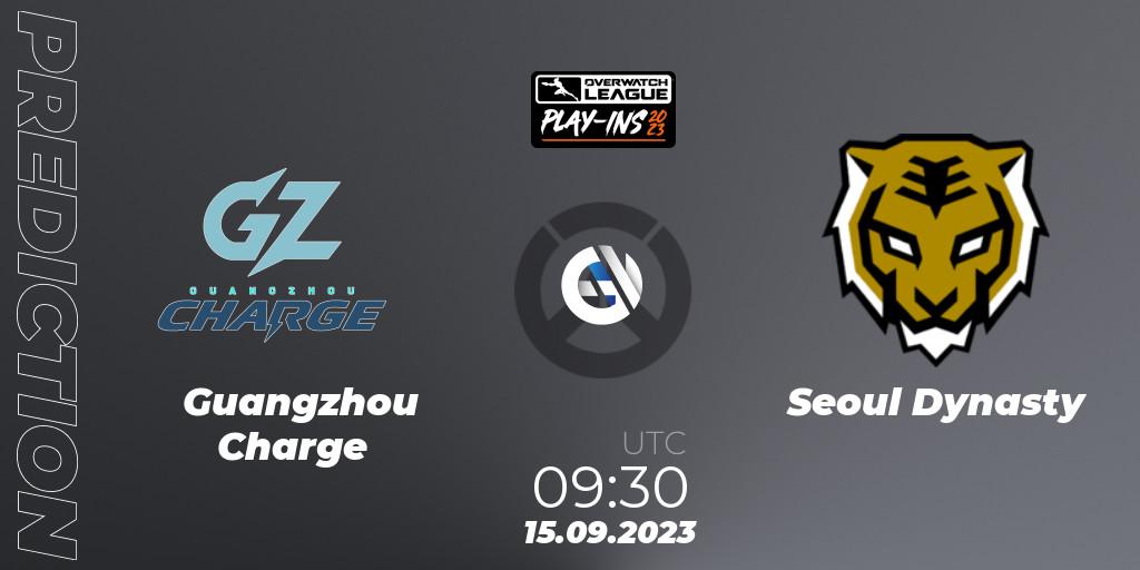 Pronósticos Guangzhou Charge - Seoul Dynasty. 15.09.23. Overwatch League 2023 - Play-Ins - Overwatch
