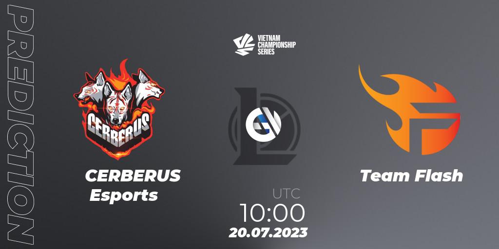 Pronósticos CERBERUS Esports - Team Flash. 21.07.23. VCS Dusk 2023 - LoL