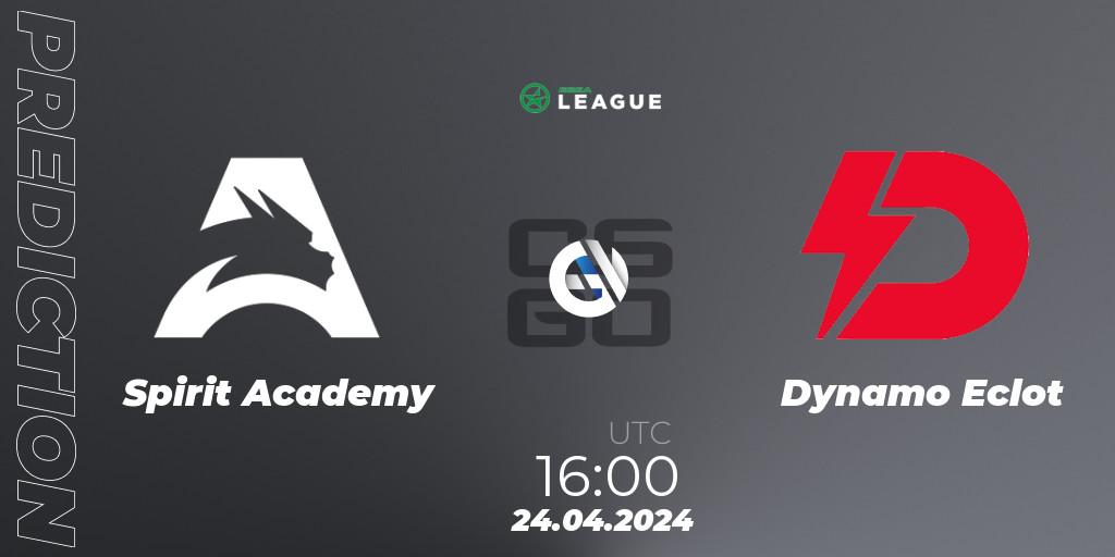 Pronósticos Spirit Academy - Dynamo Eclot. 24.04.24. ESEA Season 49: Advanced Division - Europe - CS2 (CS:GO)