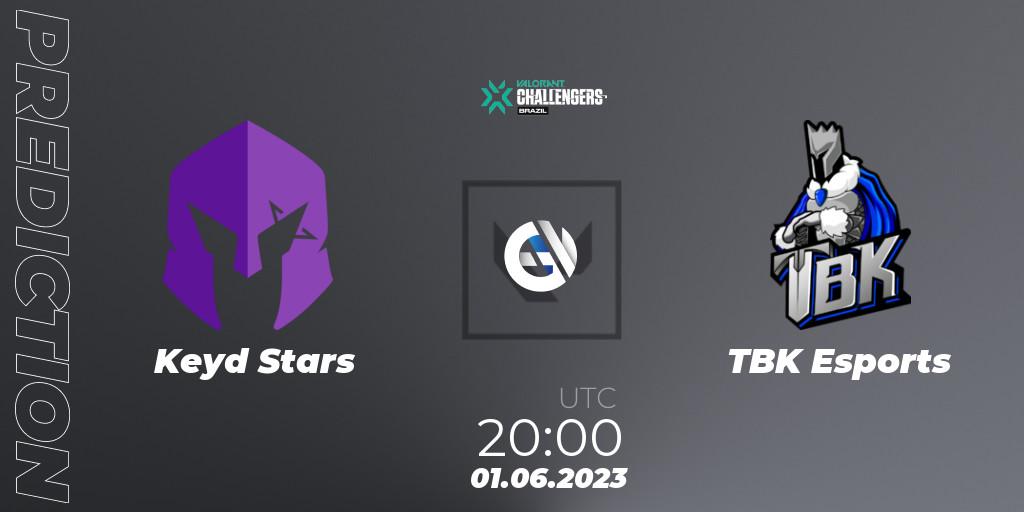 Pronósticos Keyd Stars - TBK Esports. 01.06.23. VALORANT Challengers 2023: Brazil Split 2 - VALORANT