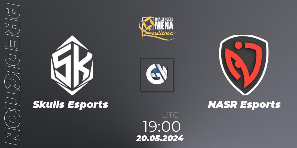 Pronósticos Skulls Esports - NASR Esports. 20.05.2024 at 19:00. VALORANT Challengers 2024 MENA: Resilience Split 2 - Levant and North Africa - VALORANT