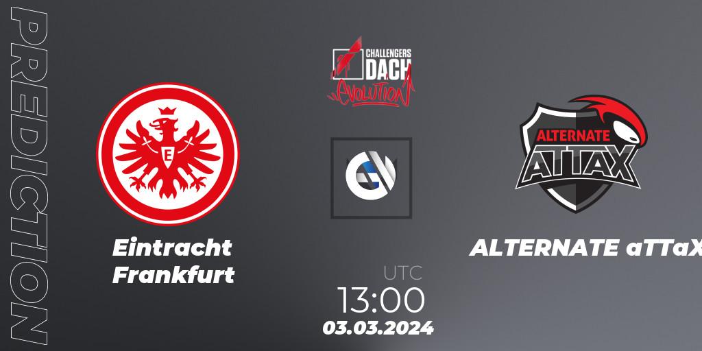 Pronósticos Eintracht Frankfurt - ALTERNATE aTTaX. 17.03.2024 at 13:00. VALORANT Challengers 2024 DACH: Evolution Split 1 - VALORANT