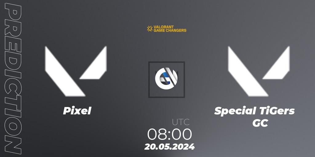 Pronósticos Pixel - Special TiGers GC. 20.05.2024 at 08:00. VCT 2024: Game Changers Korea Stage 1 - VALORANT