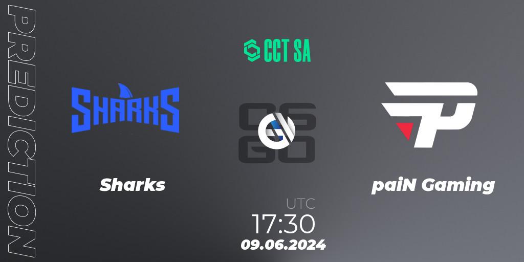 Pronósticos Sharks - paiN Gaming. 09.06.2024 at 17:55. CCT Season 2 South America Series 1 - Counter-Strike (CS2)