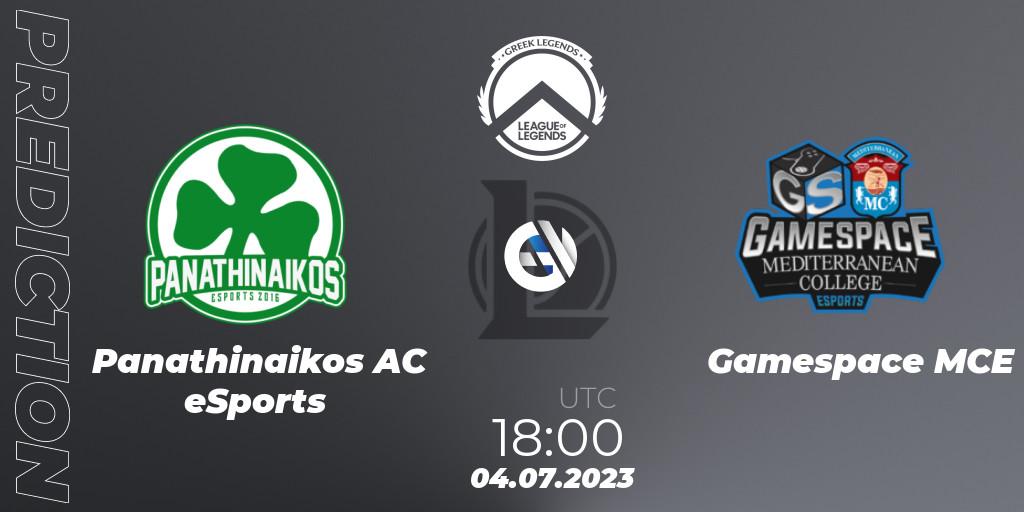 Pronósticos Panathinaikos AC eSports - Gamespace MCE. 04.07.23. Greek Legends League Summer 2023 - LoL