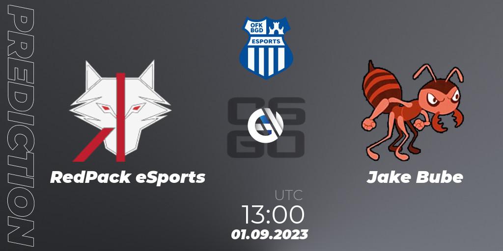 Pronósticos RedPack eSports - Jake Bube. 01.09.23. OFK BGD Esports Series #1: Balkan Closed Qualifier - CS2 (CS:GO)