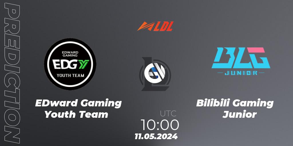 Pronósticos EDward Gaming Youth Team - Bilibili Gaming Junior. 11.05.2024 at 10:00. LDL 2024 - Stage 2 - LoL