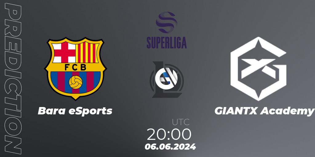 Pronósticos Barça eSports - GIANTX Academy. 06.06.2024 at 20:00. LVP Superliga Summer 2024 - LoL