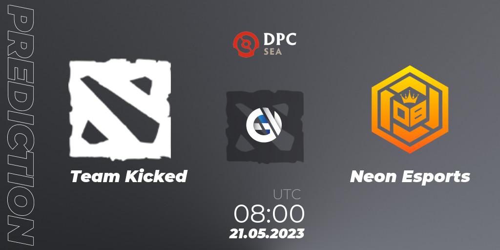 Pronósticos Team Kicked - Neon Esports. 21.05.2023 at 07:50. DPC SEA 2023 Tour 3: Closed Qualifier - Dota 2