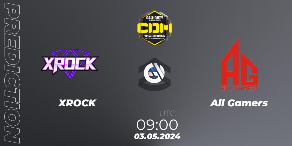 Pronósticos XROCK - All Gamers. 03.05.2024 at 09:00. China Masters 2024 S7: Championship - Call of Duty