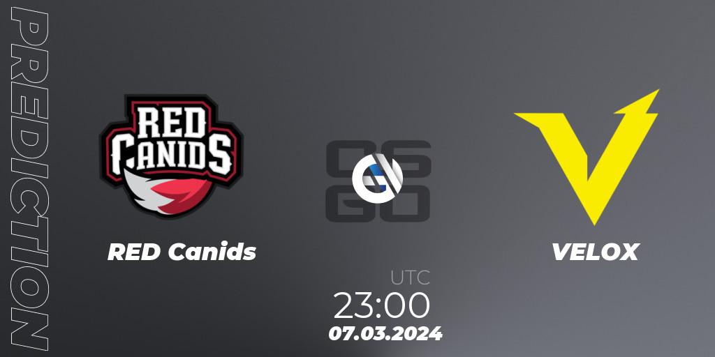 Pronósticos RED Canids - VELOX. 07.03.24. RES Latin American Series #2 - CS2 (CS:GO)