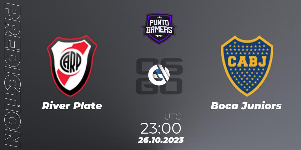 Pronósticos River Plate - Boca Juniors. 26.10.23. Punto Gamers Cup 2023 - CS2 (CS:GO)