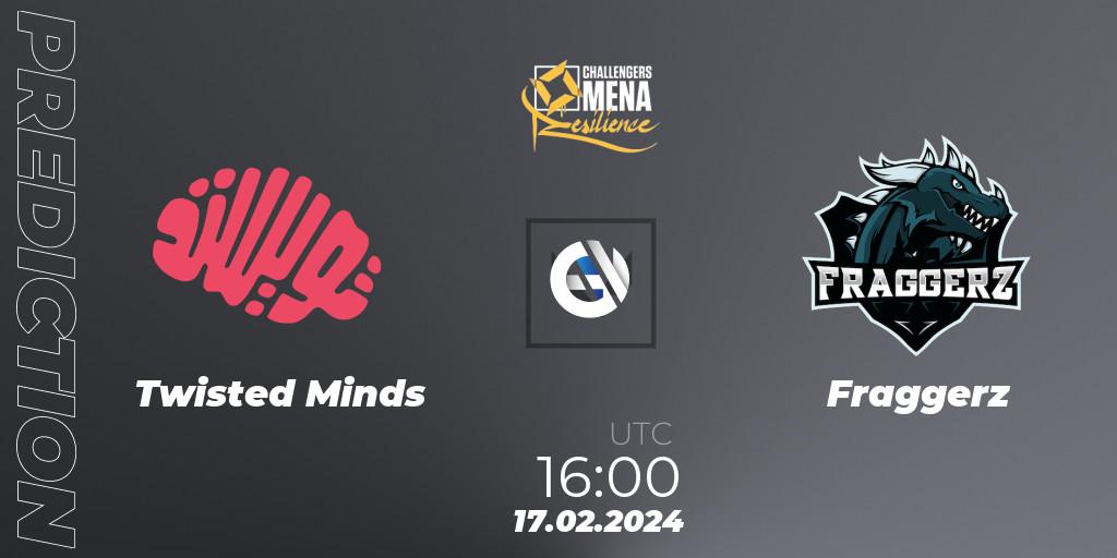 Pronósticos Twisted Minds - Fraggerz. 17.02.2024 at 16:00. VALORANT Challengers 2024 MENA: Resilience Split 1 - GCC and Iraq - VALORANT