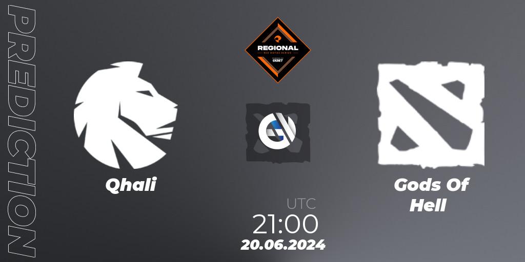 Pronósticos Qhali - Gods Of Hell. 20.06.2024 at 21:30. RES Regional Series: LATAM #3 - Dota 2